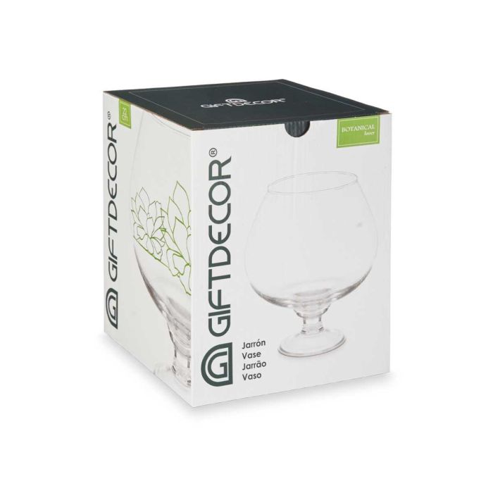 Jarrón de Cristal Copa Balón 22 cm - Giftdecor (6 Unidades) 2 Jarrón de Cristal Copa Balón 22 cm - Giftdecor (6 Unidades) 2