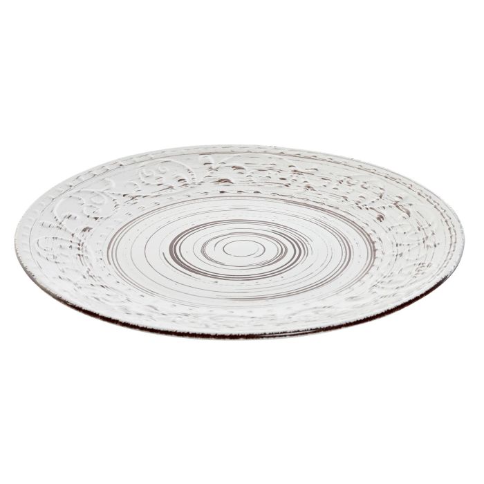 Plato Basicos DKD Home Decor Blanco 28 x 2.5 x 28 cm (6 Unidades) 2 Plato Basicos DKD Home Decor Blanco 28 x 2.5 x 28 cm (6 Unidades) 2