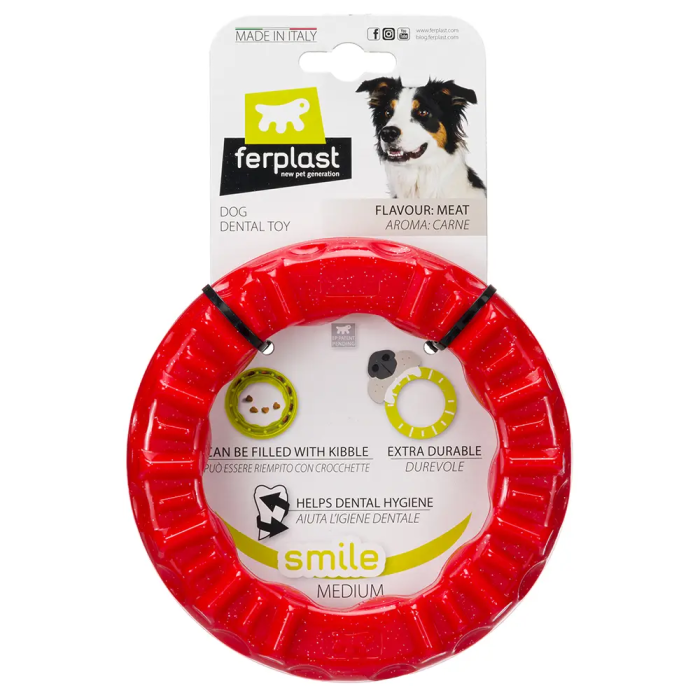 Ferplast Smile Ring M Rojo