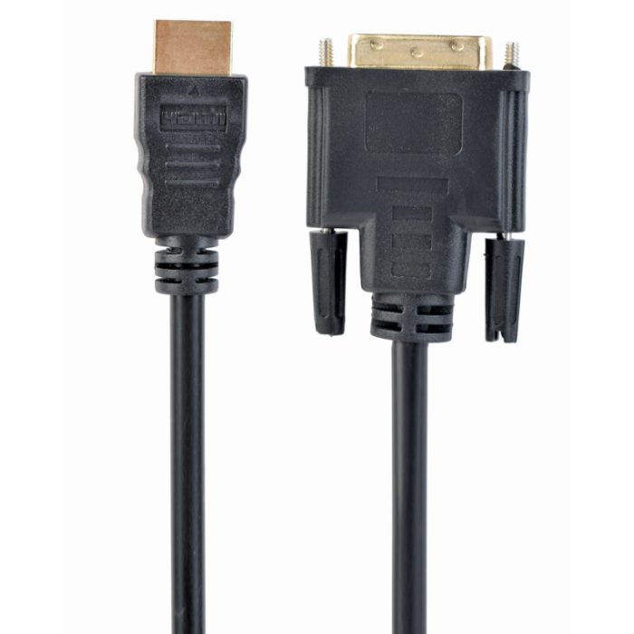 Gembird 1.8m, HDMI/DVI, M/M 1,8 m DVI-D Negro Gembird 1.8m, HDMI/DVI, M/M 1,8 m DVI-D Negro