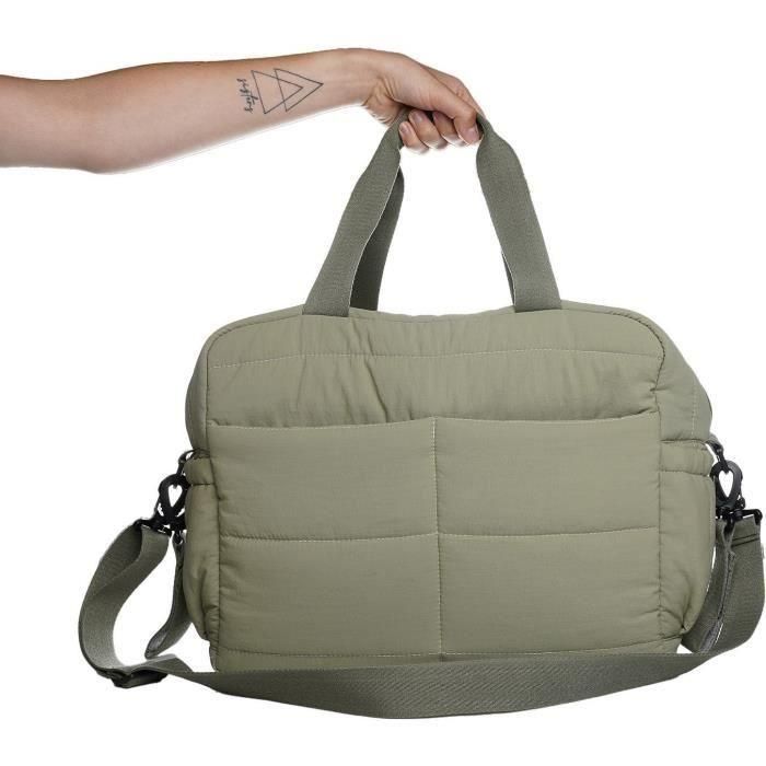Bolso cambiador - THERMOBABY - PLUMEA - Verde cactus 4 Bolso cambiador - THERMOBABY - PLUMEA - Verde cactus 4