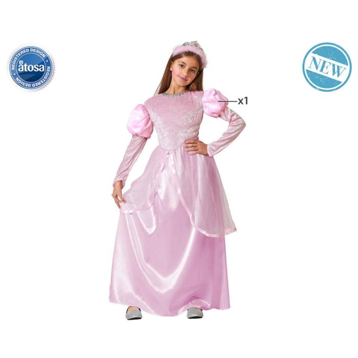 Disfraz Princesa De Cuento Rosa Niña 5-6 Años 7 Disfraz Princesa De Cuento Rosa Niña 5-6 Años 7