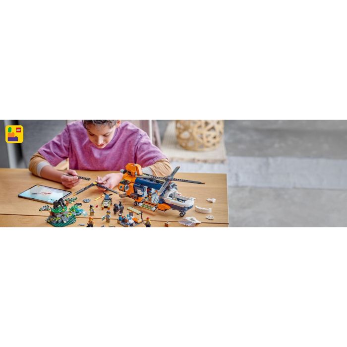 LEGO 60437 City Helicóptero del Explorador de la Selva al Campamento Base, Juguete de construcción para niños 8 Años+ 6 LEGO 60437 City Helicóptero del Explorador de la Selva al Campamento Base, Juguete de construcción para niños 8 Años+ 6