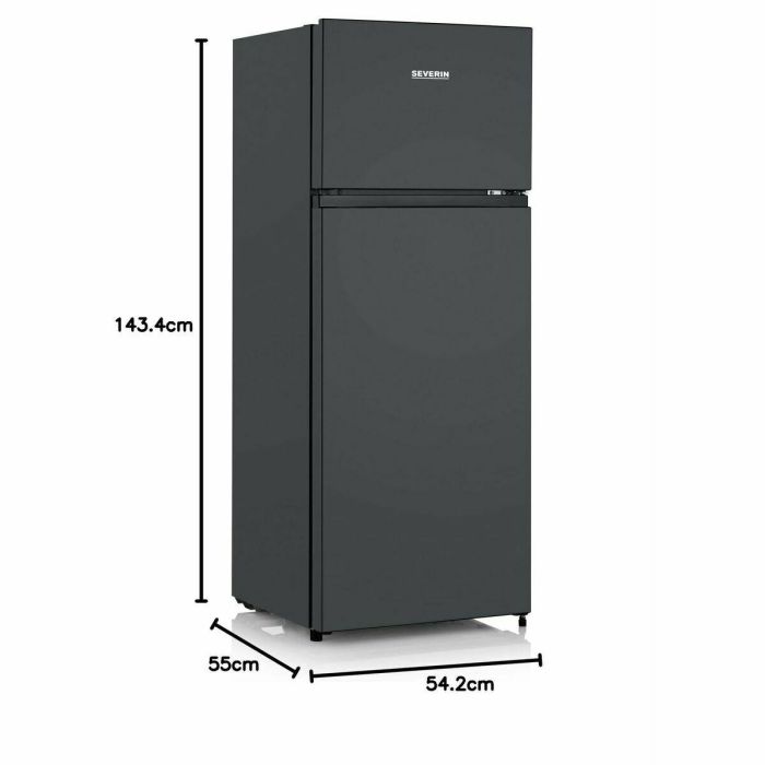 Frigorífico combinado Severin DT8762 144 206 L Negro 2 Frigorífico combinado Severin DT8762 144 206 L Negro 2