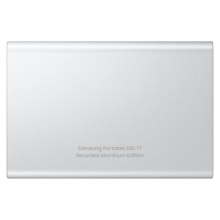 SAMSUNG Portable SSD T7 1TB USB-C 3.2 Gen 2 (10 Gbps) Externo Aluminio Plata - MU-PD1T0G/WW