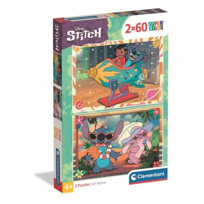 Clementoni CLE8005125248223 Puzzles infantiles 2x60 piezas Punto Clementoni CLE8005125248223 Puzzles infantiles 2x60 piezas Punto