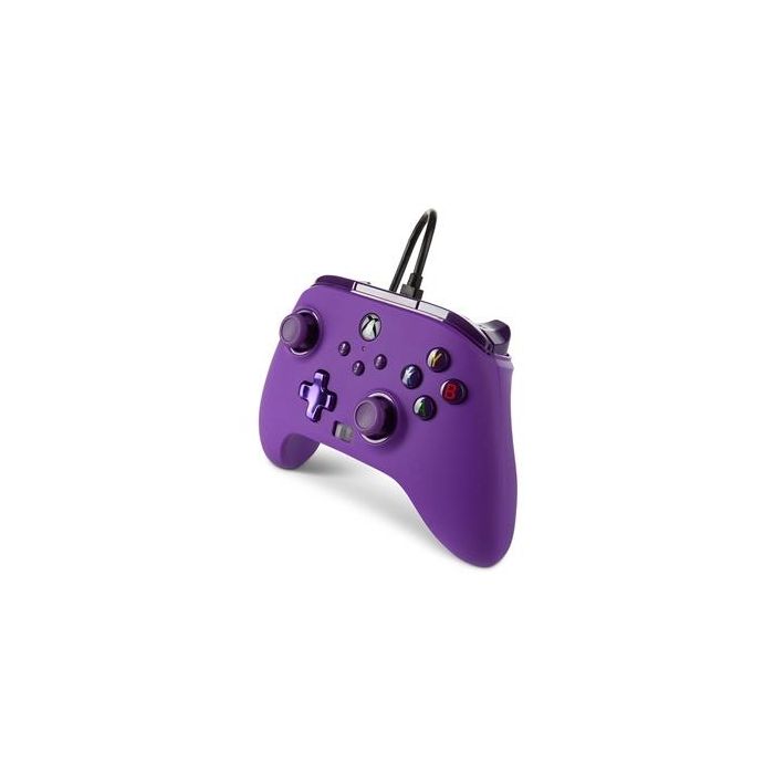 Power A 1521747-02 Mando con Cable Mejorado para Xbox Series X/S, Xbox One, Windows 10/11 - Morado Royal 3