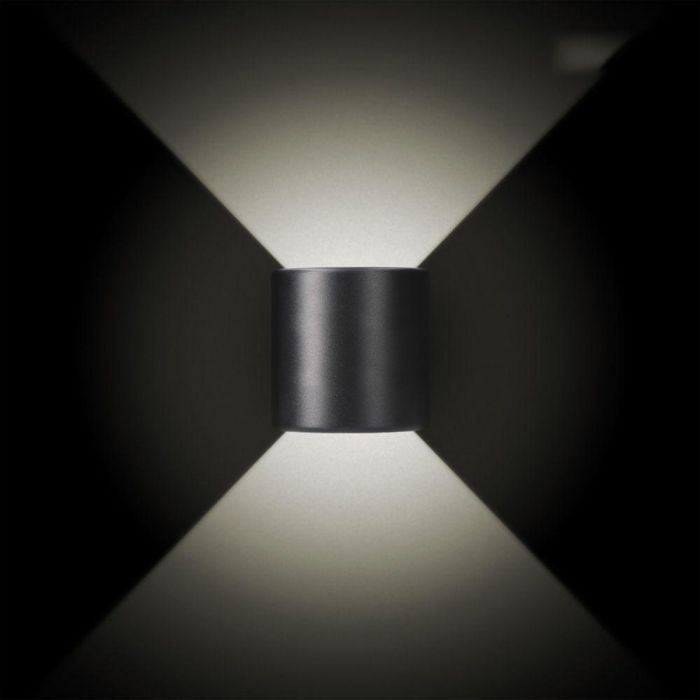 Edm Aplique Led Ovalado 3W 60 Lm 4000K Luz Día IP54 12x12x6cm Edm Aplique Led Ovalado 3W 60 Lm 4000K Luz Día IP54 12x12x6cm