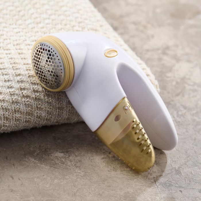 Day Máquina Quita-Pelusas Eléctrica Portátil para Ropa y Mantas con Depósito Extraíble y Mini-cepillo 1