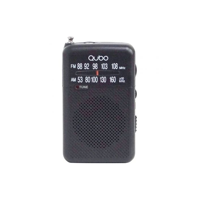 Radio Portátil Qubo R-S1/ Negro