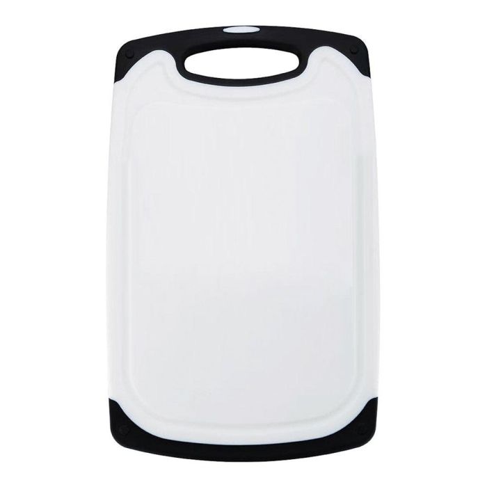 San Ignacio Tabla de Corte TPE / PP Antibacteriana 31,5 x 20 x 0,9 cm Blanco y Negro 1