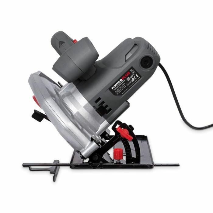 Powerplus POWE30050 Sierra Circular 1200 W, Ángulo Ajustable 90°/45°, Profundidad 65/45 mm, Hoja 185x20 mm, 5500 rpm 2 Powerplus POWE30050 Sierra Circular 1200 W, Ángulo Ajustable 90°/45°, Profundidad 65/45 mm, Hoja 185x20 mm, 5500 rpm 2