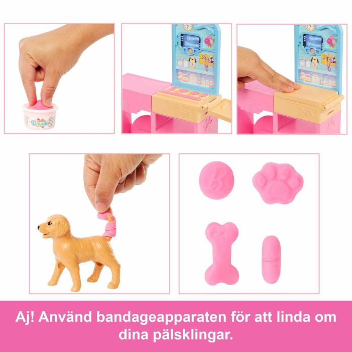 Playset Barbie Veterinarian Clinic 15 Piezas 3