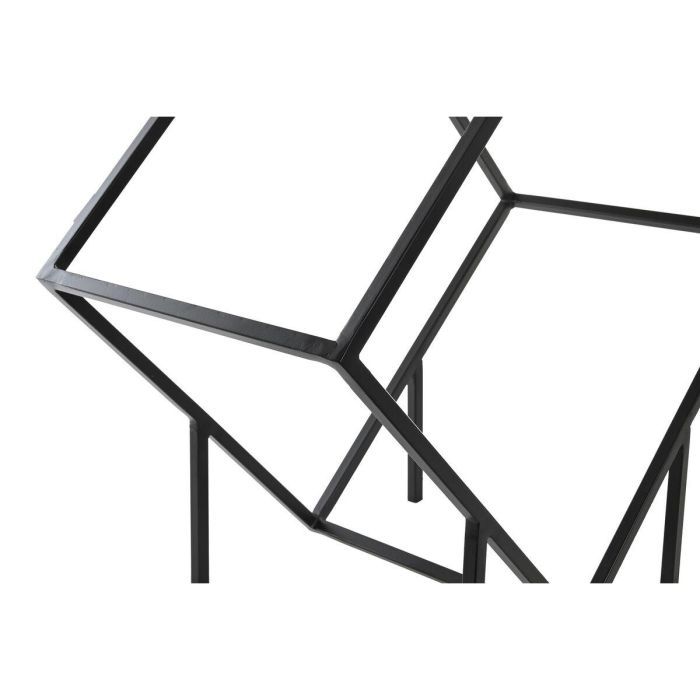 Leñera Loft DKD Home Decor Negro 30 x 58 x 57 cm 1 Leñera Loft DKD Home Decor Negro 30 x 58 x 57 cm 1