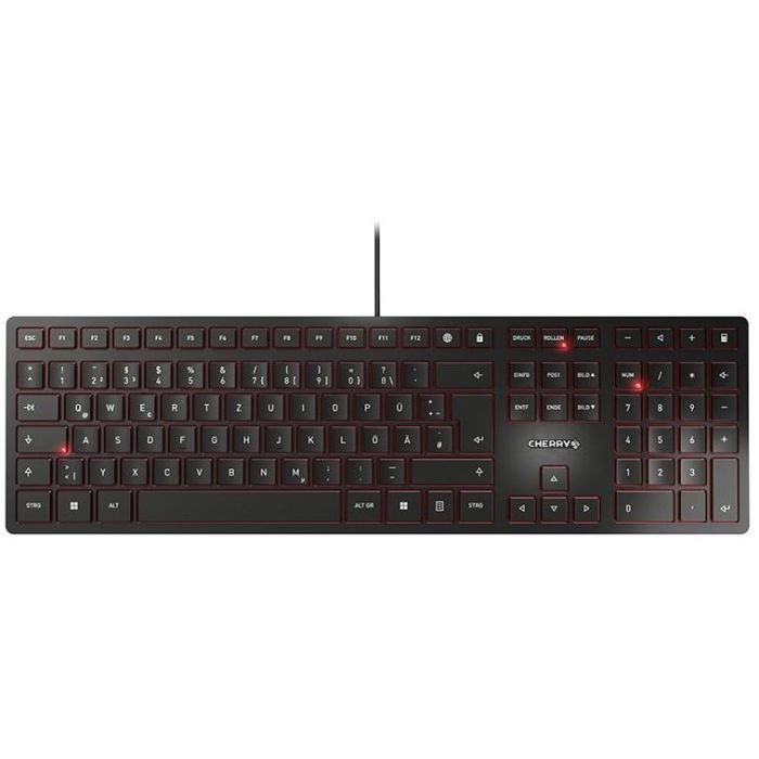 Cherry KC 6000 Slim USB Black QWERTZ DE
