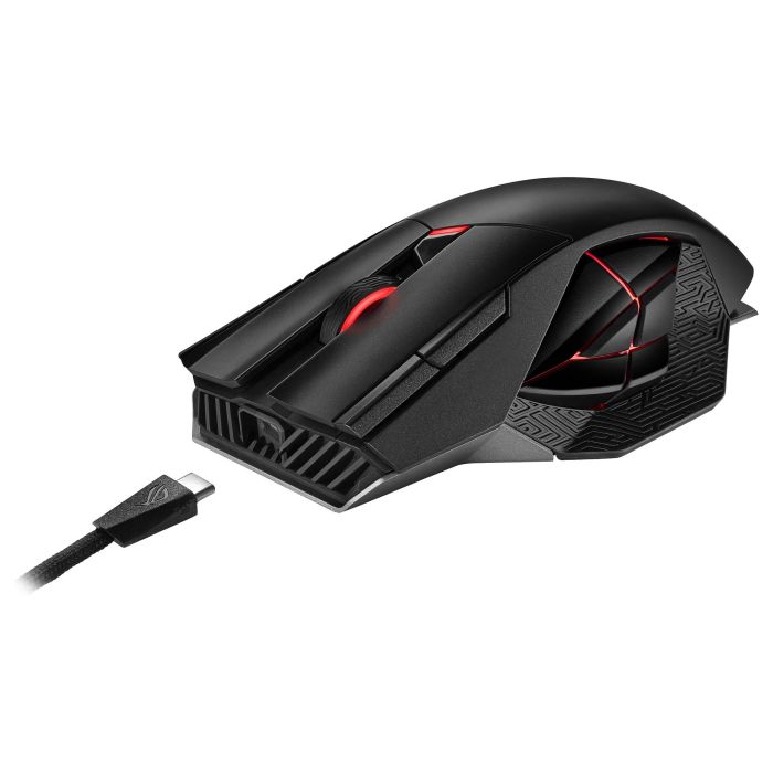 Asus ROG Spatha X Ratón Gaming RF Wireless+USB Type-A Óptico 19000 DPI Negro 90MP0220-BMUA00 2 Asus ROG Spatha X Ratón Gaming RF Wireless+USB Type-A Óptico 19000 DPI Negro 90MP0220-BMUA00 2