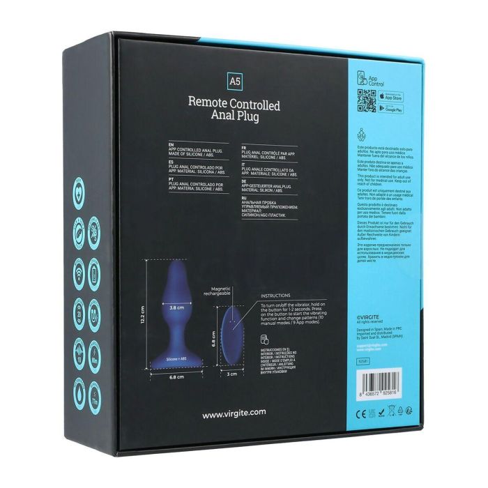 Plug Anal Virgite (12 cm) 7 Plug Anal Virgite (12 cm) 7