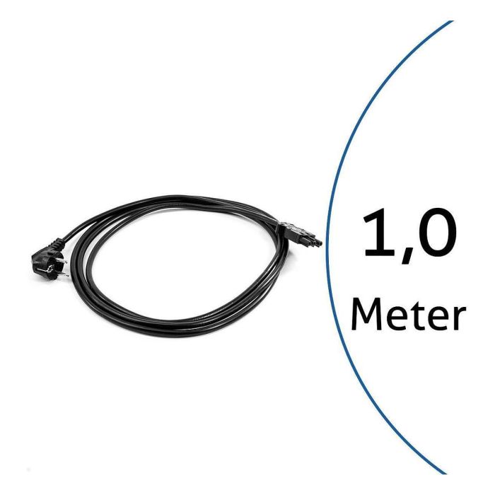 Bachmann Cable de extensión CEE7/7 con conector GST18, H05VV-F 3G1 50 mm², 1 metro Bachmann Cable de extensión CEE7/7 con conector GST18, H05VV-F 3G1 50 mm², 1 metro