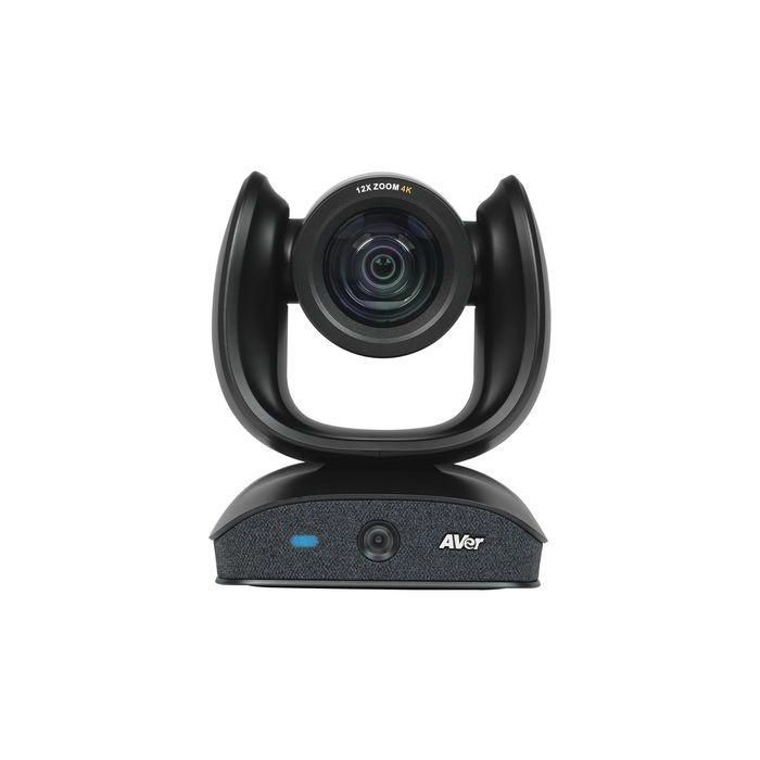 AVer CAM570 Cámara PTZ Dual 4K 12X Zoom Óptico, USB HDMI IP, Seguimiento Audio, Smart Frame Dinámico, PoE+, RS232, Entrada Audio 3
