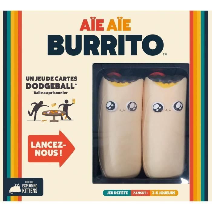 Asmodee - AIE AIE Burrito - Edad: 7+ - Número de jugadores: 2-6 Asmodee - AIE AIE Burrito - Edad: 7+ - Número de jugadores: 2-6