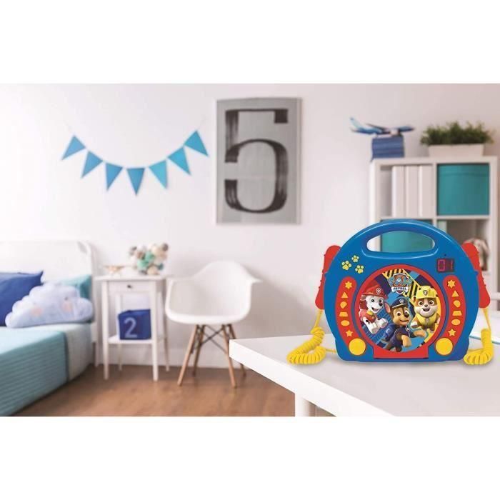 LEXIBOOK - PAT 'PATROUILLE - Reproductor de CD Karaoke para niños con 2 micrófonos - Niño - Niño - A partir de 3 años 3 LEXIBOOK - PAT 'PATROUILLE - Reproductor de CD Karaoke para niños con 2 micrófonos - Niño - Niño - A partir de 3 años 3