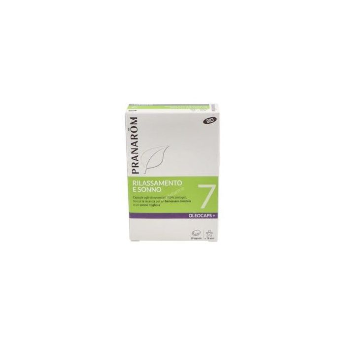 PRANAROM Oleocaps+ Plus 7 Relajación y Sueño 30 Cápsulas Bio