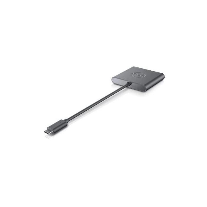 Dell Adaptador Multipuerto USB-C a DisplayPort HDMI USB con Resolución 4K 60Hz y Carga Power Pass-Through 1
