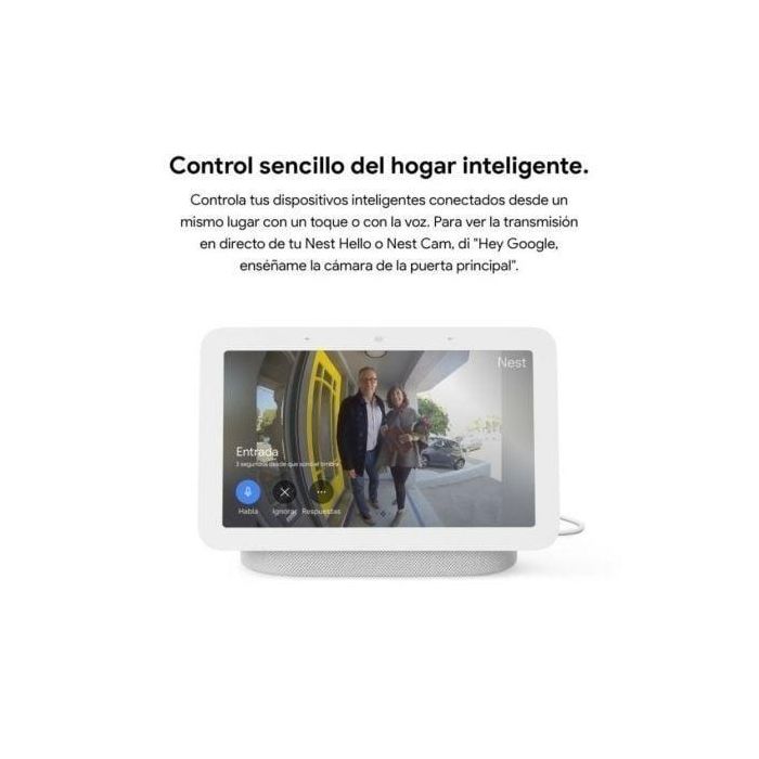Google GA01331-IT Altavoz Inteligente Nest Hub 2ª Gen. con Pantalla Táctil 7", Sensor de Sueño y Control Smart Home - Tiza 4 Google GA01331-IT Altavoz Inteligente Nest Hub 2ª Gen. con Pantalla Táctil 7", Sensor de Sueño y Control Smart Home - Tiza 4
