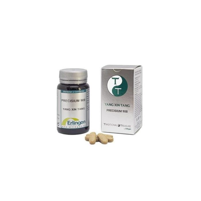 Precisium 908 Complemento Alimenticio 60 Comprimidos con Ginseng, Jojoba, Ophiopogon, Angélica, Remania y Poria