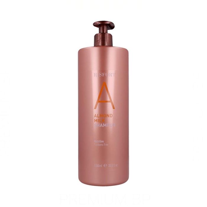 Risfort Champú Nutritivo de Leche de Almendras y Vitamina B5 para Cabello Sano y Fuerte 1000 ml
