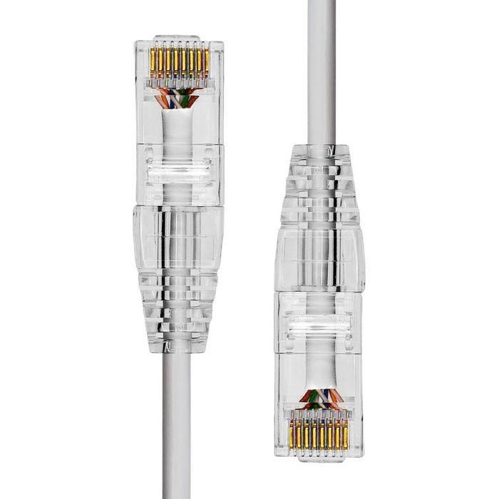 ProXtend Slim CAT6A UTP Ethernet Cable Grey 12.5m 1 ProXtend Slim CAT6A UTP Ethernet Cable Grey 12.5m 1