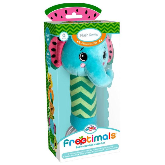 Sonajero peluche Melany Melephant Frootimals 1 Sonajero peluche Melany Melephant Frootimals 1
