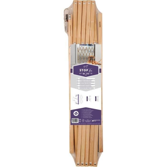 NORDLINGER PRO Barrera extensible de madera Stopfix - Para perros 3 NORDLINGER PRO Barrera extensible de madera Stopfix - Para perros 3
