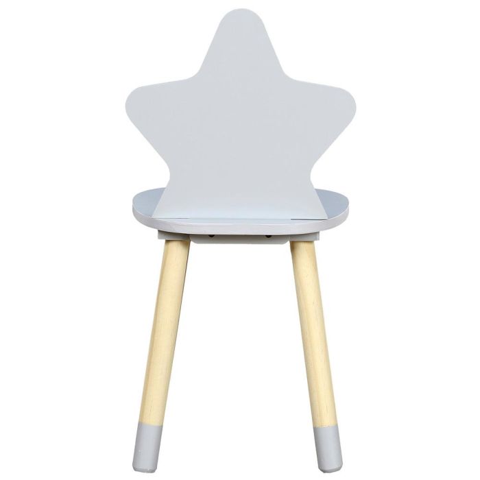 Home Deco Kids Silla Infantil Estrella Gris 28x27 cm h.54 cm 4