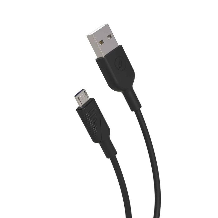 muvit for change cable USB a Micro USB 2,4A/10W 1,2m negro 2