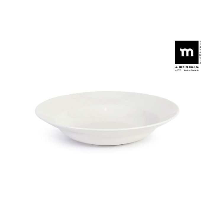 La Mediterranea Plato Pasta Risotto Bari Ivory 29 cm (6 Unidades)