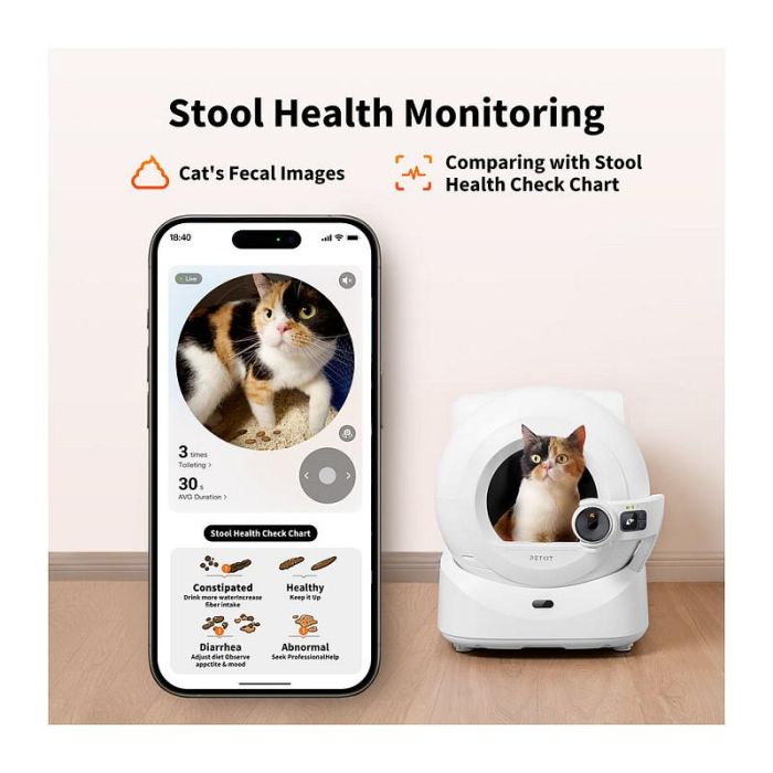 Petkit P9903 Arenero Autolimpiante para Gato Blanco 9