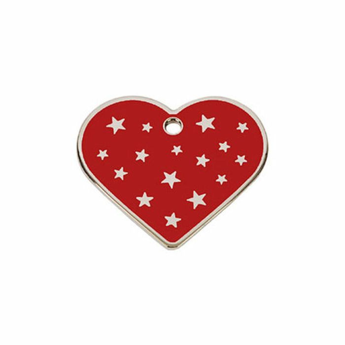 Placa identificativa Imarc PetScribe Passion Rojo Plateado 1