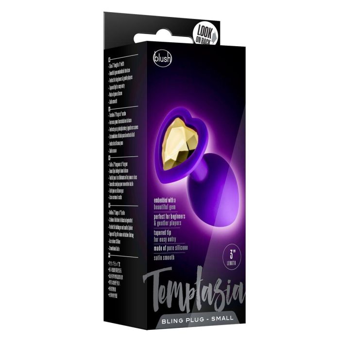 Plug Anal Blush Temptasia Morado (7,6 cm) (6,3 cm) 1 Plug Anal Blush Temptasia Morado (7,6 cm) (6,3 cm) 1
