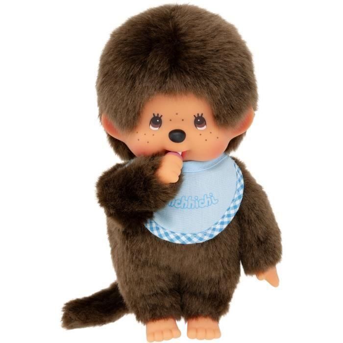 Mono de peluche BANDAI Monchhichi Bib Azul Cielo 20 cm 1 Mono de peluche BANDAI Monchhichi Bib Azul Cielo 20 cm 1