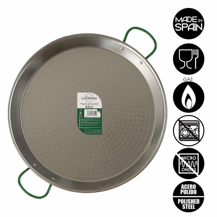 Paellera Pulida 50 Cm 13 Raciones La Dehesa (4 Unidades) 1 Paellera Pulida 50 Cm 13 Raciones La Dehesa (4 Unidades) 1
