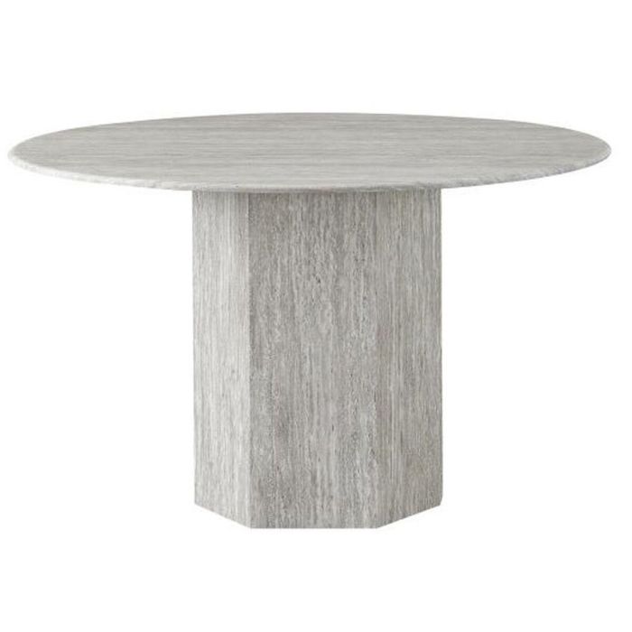 Mesa de Comedor Home ESPRIT Granito Madera MDF 120 x 120 x 75 cm