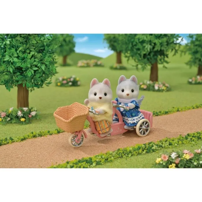 Sylvanian Families Hermanos Husky y su Tándem 3 Sylvanian Families Hermanos Husky y su Tándem 3