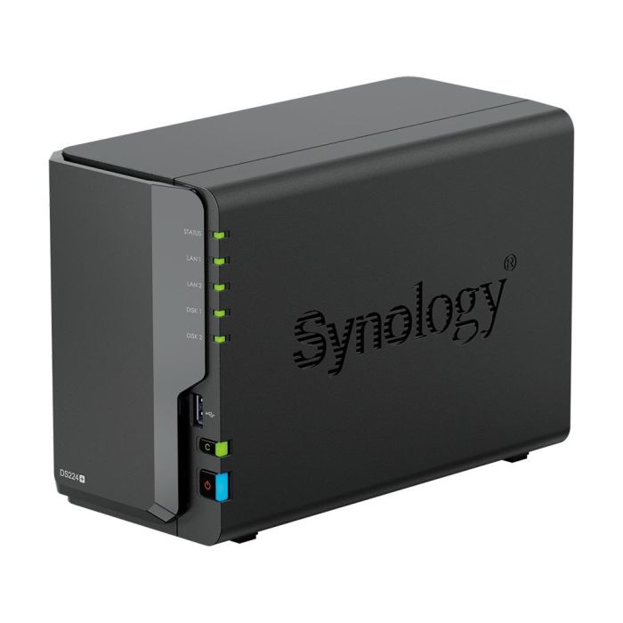 Synology DS224+ NAS 2 Bahías 3.5"/2.5" Intel Celeron J4125 2GB DDR4 Formato Torre para Almacenamiento y Gestión de Datos Synology DS224+ NAS 2 Bahías 3.5"/2.5" Intel Celeron J4125 2GB DDR4 Formato Torre para Almacenamiento y Gestión de Datos