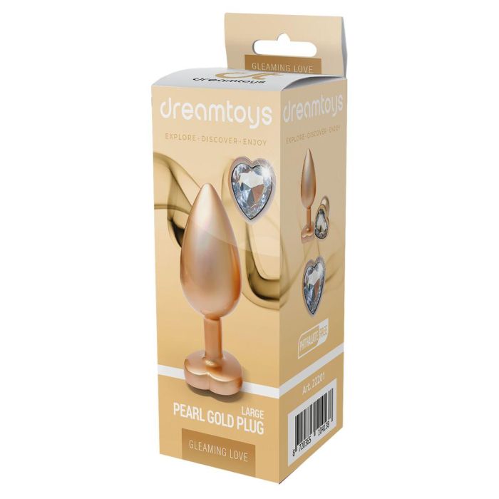 Plug Anal Dream Toys Gleaming Love Dorado 1 Plug Anal Dream Toys Gleaming Love Dorado 1