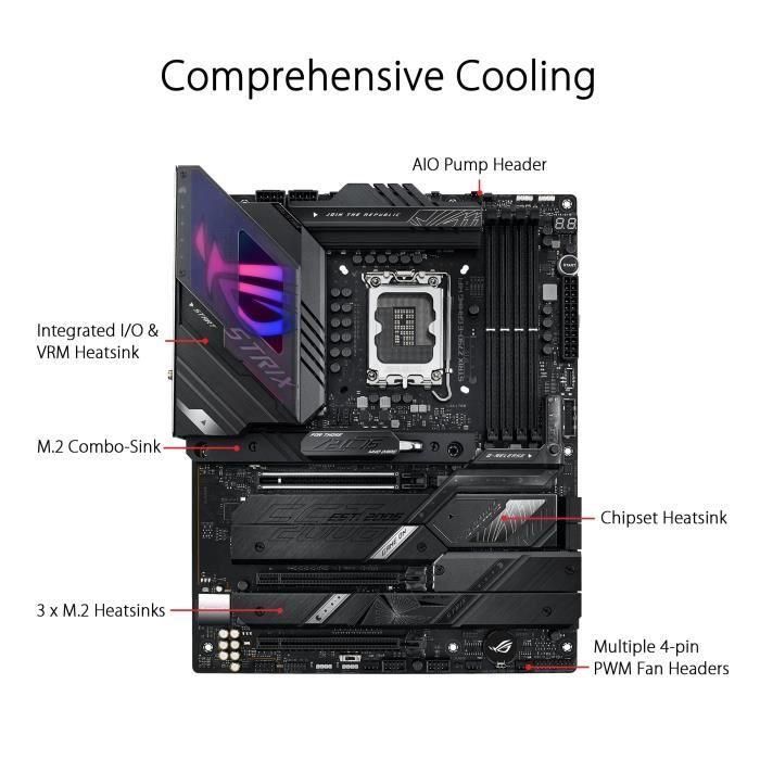 ASUS ROG STIX Z790 -E Gaming Wifi Master Mapa - LGA1700 Intel Z790 1 ASUS ROG STIX Z790 -E Gaming Wifi Master Mapa - LGA1700 Intel Z790 1