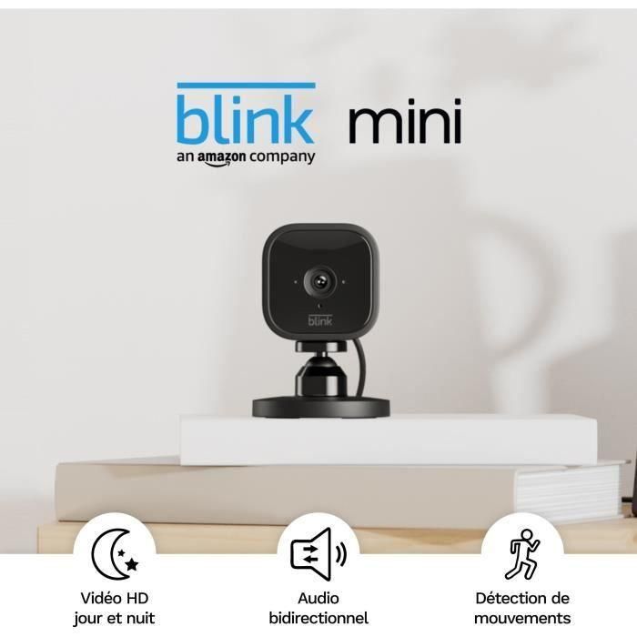 Cámara de vigilancia - BLINK HOME SECURITY - Mini 2-Cam - HD 1080p - Visión nocturna - Detección de movimiento 1 Cámara de vigilancia - BLINK HOME SECURITY - Mini 2-Cam - HD 1080p - Visión nocturna - Detección de movimiento 1