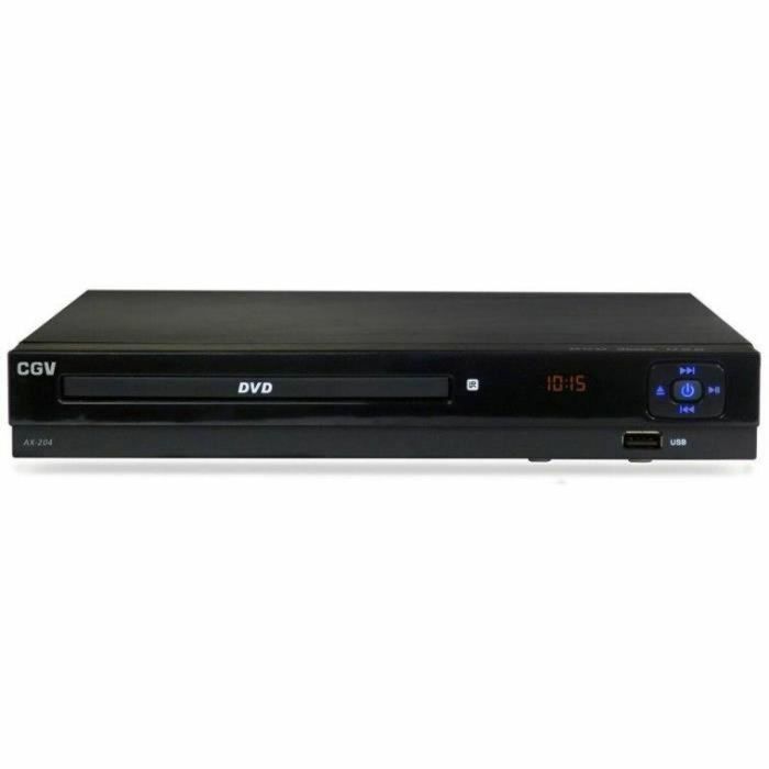 CGV AX 204 Reproductor de DVD para sala de estar con Escalado a 1080P, Control remoto de botones grandes y Reproducción multimedia 0 CGV AX 204 Reproductor de DVD para sala de estar con Escalado a 1080P, Control remoto de botones grandes y Reproducción multimedia 0