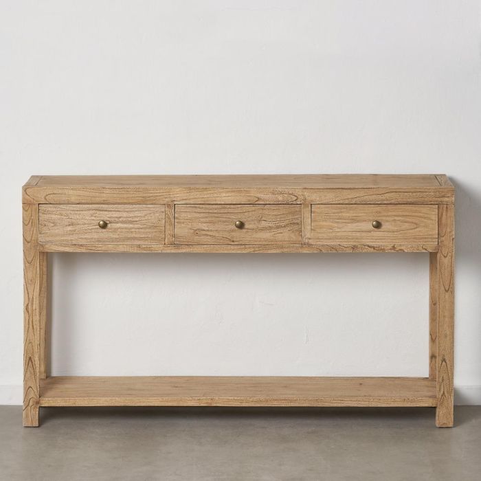Consola Natural Madera Mindi Entrada 150 X 35 X 85 cm