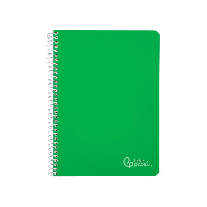 Liderpapel Cuaderno Espiral A4 Witty Tapa Dura 80 Hojas 90gr Pauta 2,5mm Con Margen Color Verde 1